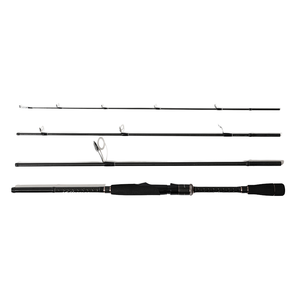 Canna da Pesca per Bass in Carbonio 24T in 4 Pezzi con Guide in Ceramica, Impugnatura in EVA, Azione Lenta, Porta Mulinello Fuji, Custodia Semi-Rigida - Product Image 2