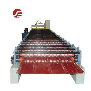 Metal Roofing Machine Ag Panel Classic 5 Ribs Tuff Rib Profile Roll Former With 20 rollers Stand Metal Steel Tile Making machine