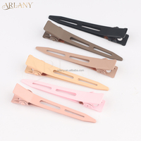 Kit de pinces pour extensions de cheveux ARLANY avec logo personnalisé, micro-perles roses et anneaux nano, outils d'installation et de retrait pour salon de coiffure