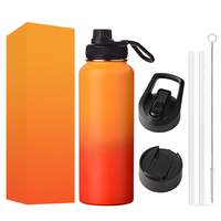 Bouteille isotherme réutilisable de 32 oz, en acier inoxydable, avec isolation sous vide, pour enfants, sport, eau, fabriquée au Nigeria