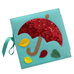 หนังสือเงียบแบบมอนเตสซอรี่สำหรับเด็กปี 2024 หนังสือเงียบเพื่อการศึกษา DIY ของเล่นตัวต่อเกมส์สีสันสดใสทำจากผ้าสักหลาด สำหรับเด็กอายุ <span class=keywords><strong>1</strong></span>-<span class=keywords><strong>6</strong></span> ปี - Product Image 3