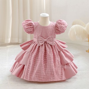 Vestido de Princesa con Lazo de Satén para Niñas, Estilo Nuevo TT210, para Primer Cumpleaños, Navidad, Halloween - Product Image 2