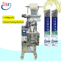 Machine à remplir et à sceller le sac d'emballage essence sac en papier à eau sac en plastique 4 côtés scellés