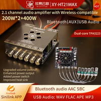 Carte d'amplificateur de puissance numérique Bluetooth 2.1 canaux XY-HT21MAX améliorée TPA3223 avec réglage sonore pleine gamme