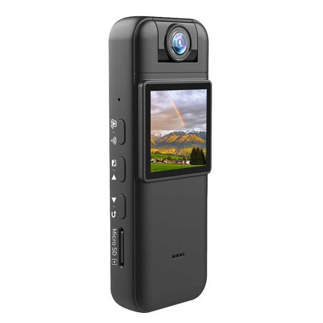 Outdoor Sports Video Camera Recorder with 1080p HD Infrared Built-in Microphone IPX6 Waterproof 180 Wide Angle Flash Memory