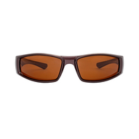 Lunettes de soleil sport polarisées anti-lumière bleue TR90 unisexes avec montures en résine