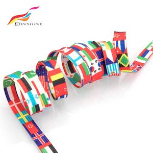 Tali Sepatu Bendera Cetakan Sublimasi Poliester Datar, Tali Sepatu Ikat Celup Kerut Semua Jenis - Product Image 3