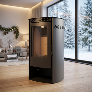 Poêle <span class=keywords><strong>à</strong></span> <span class=keywords><strong>bois</strong></span> de luxe en acier résistant <span class=keywords><strong>à</strong></span> la chaleur, personnalisé, avec fonction de cuisson, pour salon de villa - Product Image 5