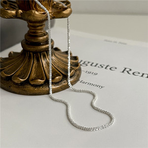 Custom <strong>925</strong> Sterling <strong>Silver</strong> <strong>Italy</strong> Link <strong>Chain</strong> Set Lobster Clasp Adjustable Snake Bone Sweater <strong>Chains</strong> Necklace - Product Image 5