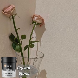 <span class=keywords><strong>Pintura</strong></span> Acrílica <span class=keywords><strong>Gris</strong></span> con Textura de Arena Microcristalina Wufushan Yajing para Arte Mural Interior y Exterior - Product Image 4