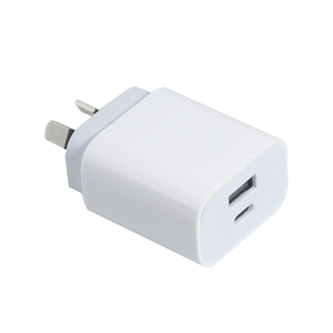 อะแดปเตอร์ชาร์จเร็ว Universal 20W หัวปลั๊กแบบ AU รองรับ PD QC ช่องเสียบคู่ สำหรับโทรศัพท์ แล็ปท็อป แท็บเล็ต หูฟังไร้สาย และเครื่องเล่นเกม - Product Image 6