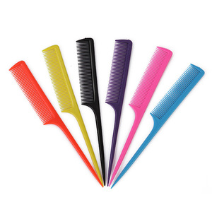 Venta al por mayor Tip-Tail peine salón tinte para el cabello resaltando plástico estilismo peine peluquería herramientas de peluquería peluquero profesional - Product Image 1