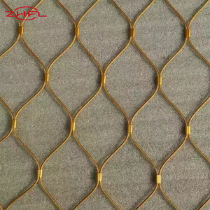 Filet en treillis métallique flexible en acier inoxydable haute résistance, tissage uni, pour zoo, volière, balcon, technique de tissage - Product Image 3