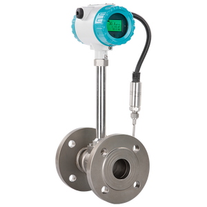 เครื่องวัดอัตราการไหลแบบหน้าแปลน ดิจิตอล สแตนเลสสตีล ความแม่นยำสูง OEM สำหรับแก๊ส น้ำ น้ำมัน อากาศ พร้อมระบบชดเชยอุณหภูมิ - Product Image 1