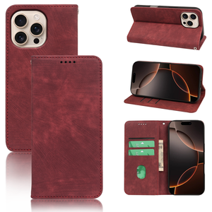 <span class=keywords><strong>Funda</strong></span> de Piel de Lujo Tipo Cartera para <span class=keywords><strong>iPhone</strong></span> 17 Pro, 16e, 15 Pro Max, XS, XR, 7, 8 Plus, <span class=keywords><strong>Funda</strong></span> Protectora con Tapa - Product Image 1
