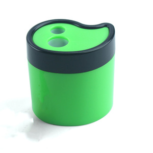 Sacapuntas de plástico de doble orificio duradero Fácil de enrollar y afilar con diseño en forma de pétalo - Product Image 6