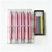 Stylo de masquage de la ligne des cheveux pour perruques en dentelle, outil de pose de perruques, marqueur métallique pour la création de perruques, pour positionnement de la ligne des cheveux, personnalisable, emballage personnalisé accepté