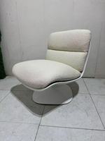 Fauteuil moderne confortable et durable en tissu respirant avec structure en plastique renforcé de fibre de verre pour salon de loisirs