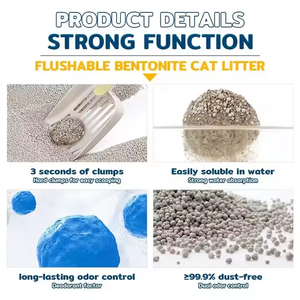 Litière à l'argile bentonite écologique, best-seller, à forte absorption, longue durée, sans danger pour les animaux domestiques - Product Image 2