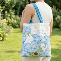 Sac fourre-tout en toile de coton grande capacité, sac à bandoulière de couleur unie, sac de courses pliable, sac d'épicerie recyclé uni avec poignée en corde