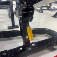 Machine de musculation professionnelle à pression pectorale réglable en métal, à charges individuelles, pour salle de sport, modèle CONRE CA15, vente directe usine