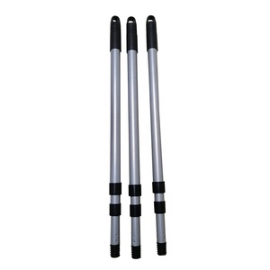 Manche de <span class=keywords><strong>balai</strong></span> et serpillière télescopique en fer thermolaqué, haute résistance, durable, 3 sections, protection 19/22/25mm, avec tête en PET et film rétractable en PVC - Product Image 3