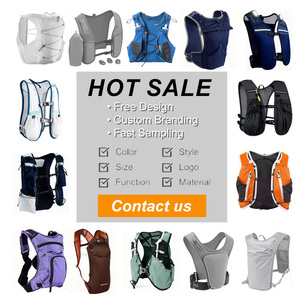 Tập thể dục Trail chạy vest không thấm nước dẫn phản quang đêm chạy thiết bị Marathon đào tạo đi xe đạp Hydration gói chạy Bộ vest - Product Image 3