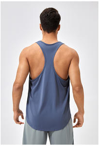 RUIQUWIN Vente en gros Gilet de course léger et respirant pour hommes, séchage rapide, vêtements de sport, débardeur sans manches à col rond et coupe ample - Product Image 4