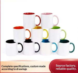 Tazza in Ceramica Fai-da-Te con Interno Colorato, Design Moderno, Ecologica, Adatta al Microonde, Regalo Creativo - Product Image 4