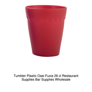 Vaso de Plástico Oasi Fuchsia 26 cl H 9.5 cm Ø 8 cm - Product Image 2