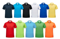 Polo de golf pour homme OEM de haute qualité, anti-humidité, avec logo personnalisé, impression par sublimation, vêtements de sport performants pour l'entraînement de golf