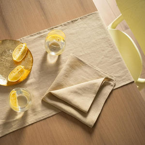 Vente en gros de serviettes de table en lin oeko de 22 pouces avec pierre lavée française 100 <span class=keywords><strong>mouchoir</strong></span> en lin - Product Image 2