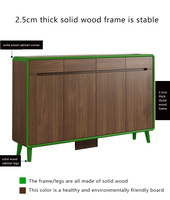 Fournisseur étagère à chaussures armoire moderne OEM Chine vente en gros multicouche ménage grande capacité étagère à chaussures en bois stockage armoire à chaussures