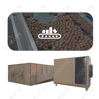 Machine de séchage industrielle par pompe à chaleur à plateau horizontal pour le traitement automatique des aliments de 6 tonnes à économie d'énergie avec PLC Prix compétitif
