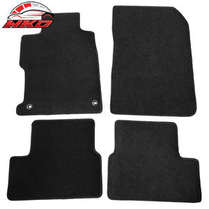 Tapis de sol pour Honda Civic Coupe 12-15, tapis de sol en velours noir, antidérapant, 4 pièces - Product Image 1