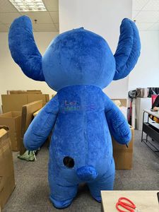 Popüler koşu eğlenceli kısa peluş karikatür karakter şişme dikiş maskot kostüm için parade sahne - Product Image 4