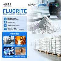 Concentré de Fluorite (Qualité Acide 97% CaF2 70%) pour la Fusion et le Raffinage du Plomb, du Zinc et du Cuivre, Ajustement du Point de Fusion
