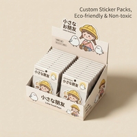Autocollants pour scrapbooking en papier synthétique personnalisés Kawaii Little Good Days, pack d'autocollants premium
