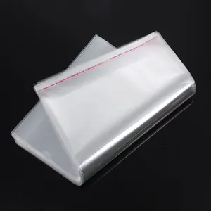 Custom Printing Clear Resealable Clothing Package Bag High Quality Self Sealing Opp Bag