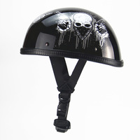 Demi-casque de moto rétro américain, demi-casque pour hommes, casques Vintage d'été