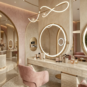 Service de beauté personnalisé à texture douce avec éclairage LED pour la coiffure <span class=keywords><strong>Nail</strong></span> <span class=keywords><strong>Art</strong></span> Spa Boutique Stores - Product Image 5