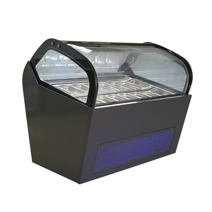 High Grade Single Temperature 367L Capacity Popsicle Tray Ice Cream Cabinet Gelato Display Freezer