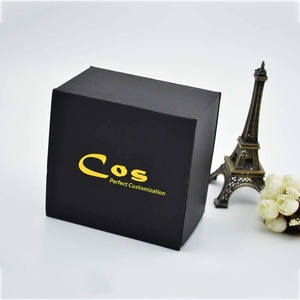 In Stock Black Kraft <b>Paper</b> Air Mail <b>Box</b> with Hot Stamping AE Core Triple Wall Extra Hard Corrugated Packaging - Product Image 5