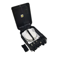 Caja de distribución impermeable de 16 puertos para exteriores Terminal de fibra óptica FTTx Caja de fibra dividida de cable óptico