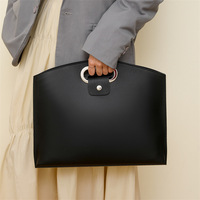 Étui de protection pour ordinateur portable en cuir PU de luxe, fin, durable, avec logo personnalisé, sac à main portable, protection pour ordinateur, hommes et femmes, simple