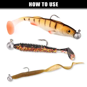 Spinpoler <span class=keywords><strong>hameçon</strong></span> de pêche 5g 7g 10g 14g boule ronde tête de gabarit longue tige <span class=keywords><strong>hameçon</strong></span> sans mauvaises herbes <span class=keywords><strong>hameçon</strong></span> <span class=keywords><strong>ver</strong></span> souple leurre brochet bar <span class=keywords><strong>truite</strong></span> - Product Image 3