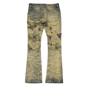 Nuevo Diseño de Pantalones Vaqueros para Hombre, Estilo Desgastado, Lavado con Efecto Sucio - Product Image 6