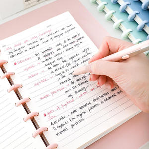 <strong>Colorful</strong> Cute Spiral Bound Coil Notebook PP Cover with 5 Subject <strong>Colored</strong> <strong>Index</strong> <strong>Tab</strong> Divider Hardcover Loose-leaf Binding - Product Image 4