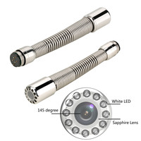 Caméra d'inspection de canalisations 23 mm avec objectif 1080P, écran LCD HD 9 pouces, câble de 20 m, détecteur de tuyaux souterrains, endoscope avec clavier et DVR