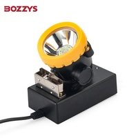 Lámpara Minera LED BOZZYS BK2000, Luz de Seguridad para Minería Subterránea a Prueba de Agua con Batería Recargable, para Camping, Caza y Correr